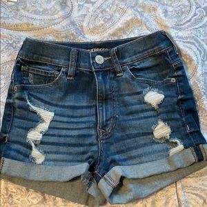Express High Rise Shorties